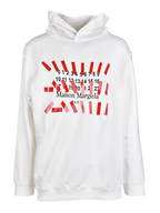 Sweatshirts Sweat à capuche imprimé Maison Margiela Blanc Femme