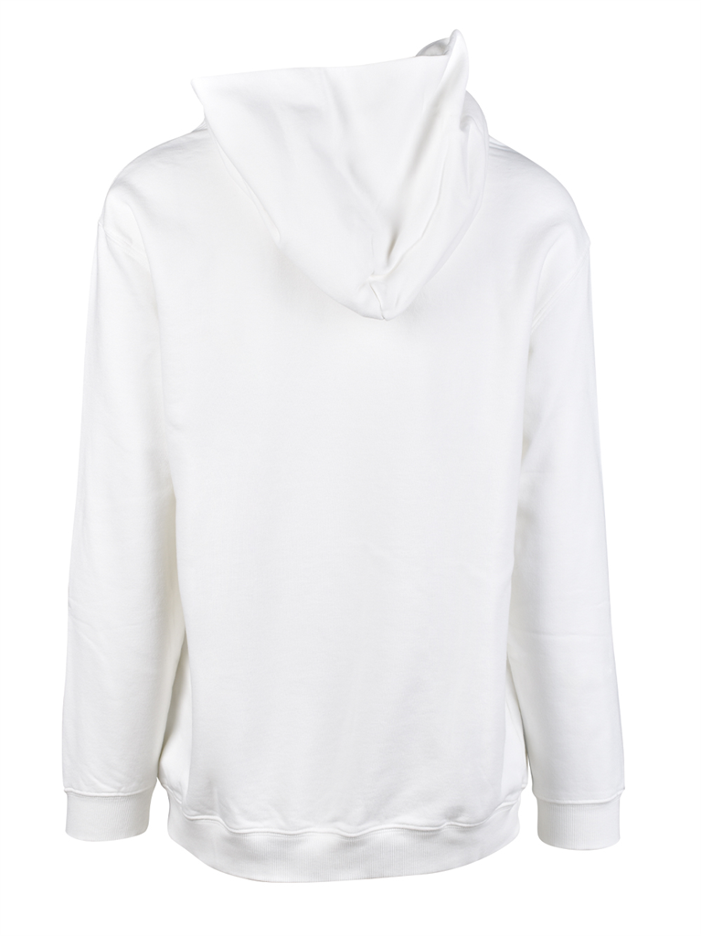 Sweatshirts Sweat à capuche imprimé Maison Margiela Blanc Femme