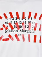 Sweatshirts Sweat à capuche imprimé Maison Margiela Blanc Femme