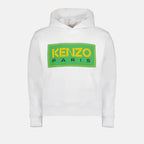 スウェットシャツ ケンゾー パリ パーカー Kenzo 白 男