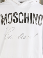 Abbigliamento Sweat à capuche Moschino Bianco Bambini
