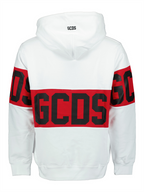 Sweatshirts Logo hoodie GCDS White Man