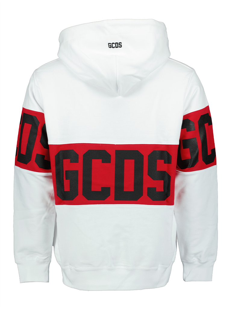 Sweatshirts Logo hoodie GCDS White Man
