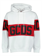 Sweatshirts Logo hoodie GCDS White Man