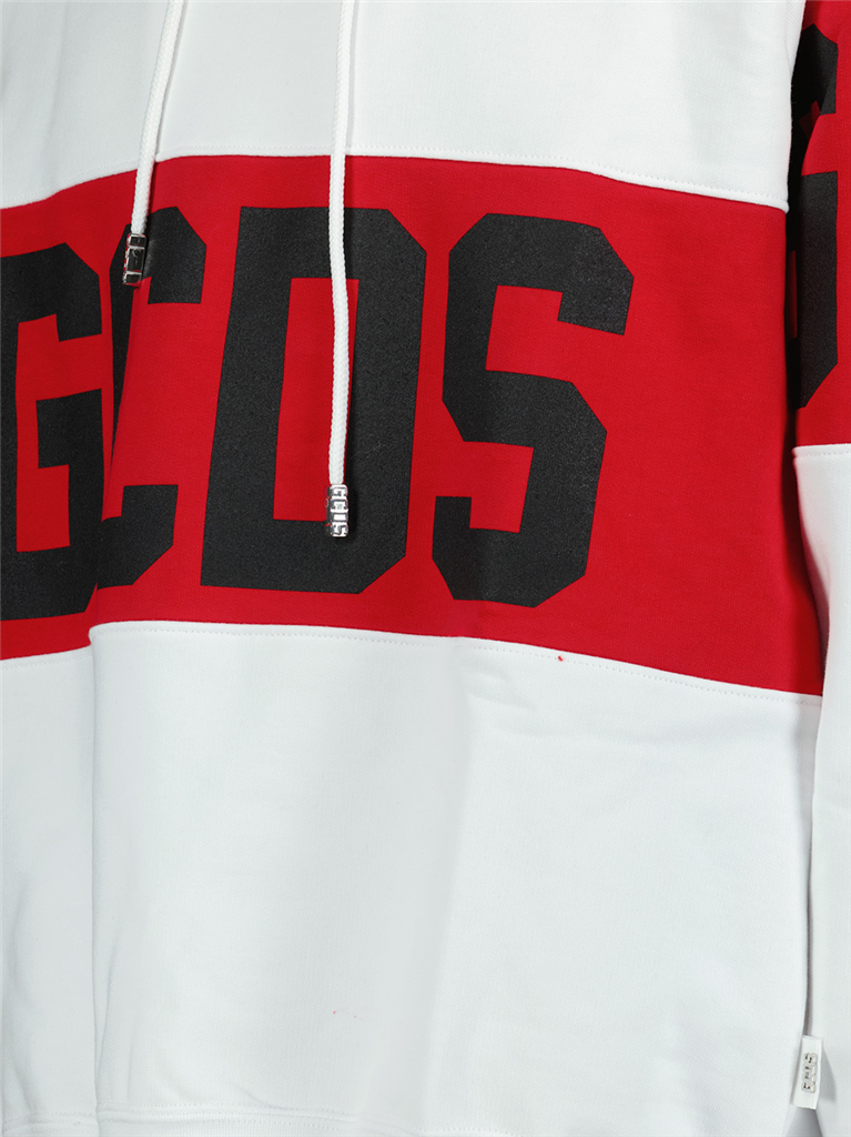 Sweatshirts Logo hoodie GCDS White Man