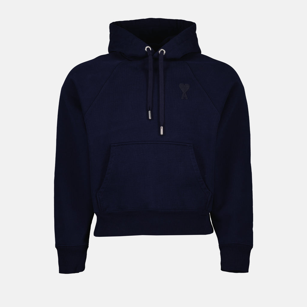 Sudaderas Sweat à capuche Ami de Coeur Ami PARIS Azul Unisexo