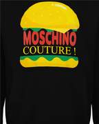 Felpe Sweat à capuche Burger Moschino Nero Homme
