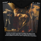 Felpe Sweat à capuche Caravaggio Off-White Nero Homme