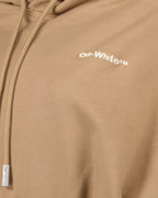 Moletons Sweat à capuche crop Off-White Marrom Femme