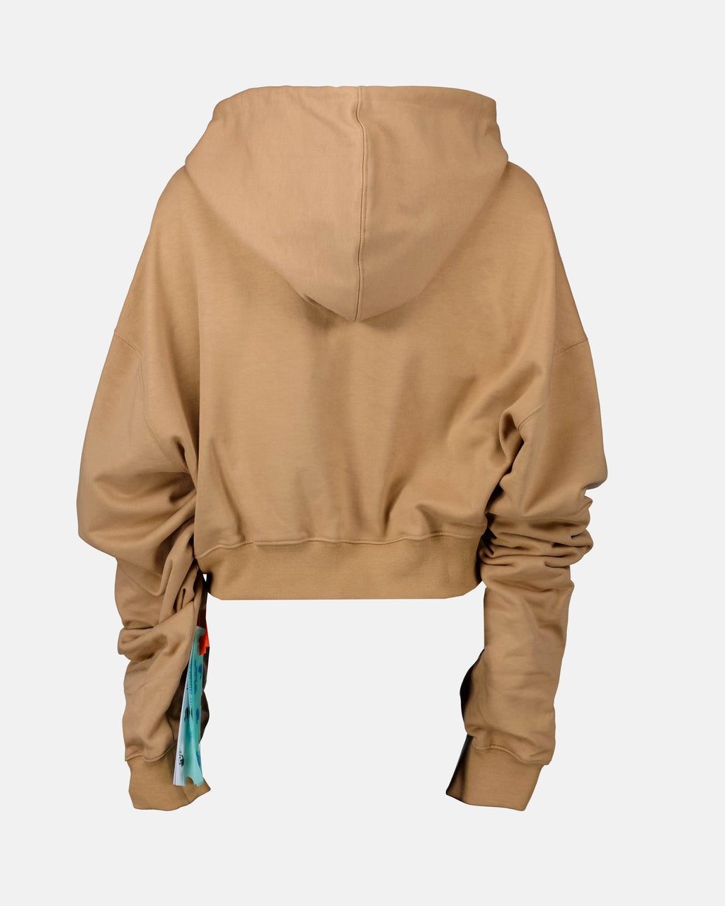 Moletons Sweat à capuche crop Off-White Marrom Femme