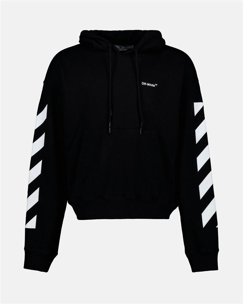 Sweat à capuche Diag Helvetica