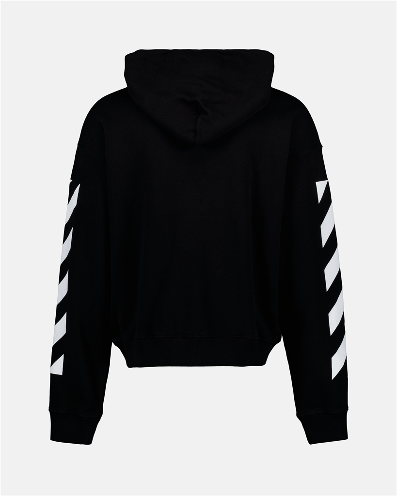 스웨트셔츠 Sweat à capuche Diag Helvetica Off-White 검은색 Homme