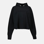 Sweatshirts Cotton hoodie Maison Margiela Black Women