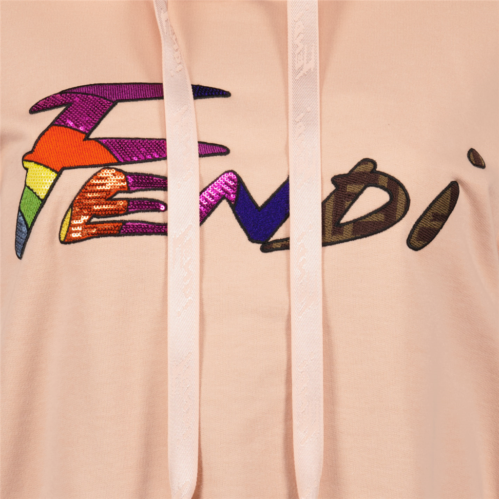 Moletons Sweat à capuche Fendi Brush Fendi Rosa Femme