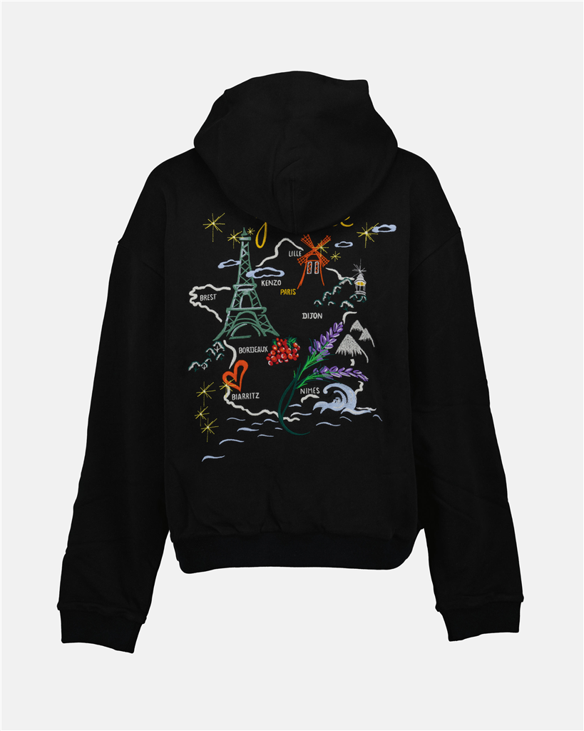 Sweatshirts Sweat à capuche France-Japon Kenzo Rose Femme
