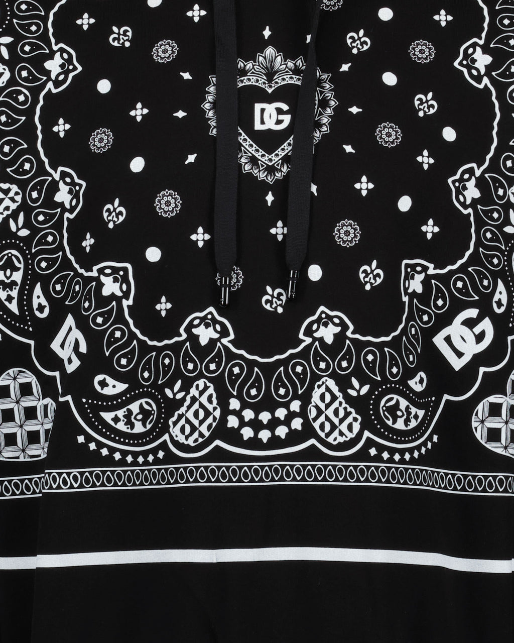 티셔츠 Sweat à capuche imprimé DG Dolce & Gabbana 검은색 Homme