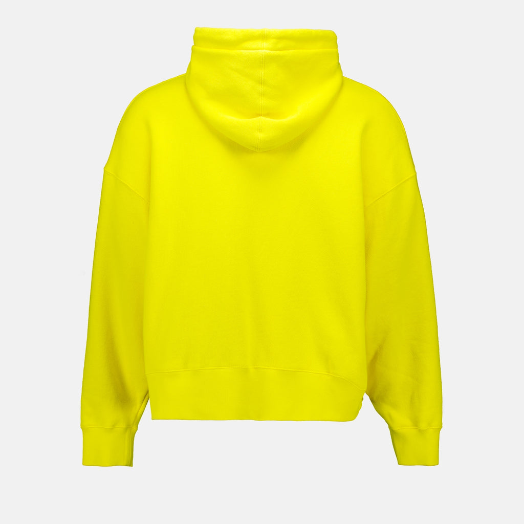 Felpe Hoodie Broken Palm Palm Angels Giallo Homme