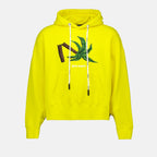 Felpe Hoodie Broken Palm Palm Angels Giallo Homme