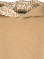 Vêtements Sweatshirt FF en laine Fendi Marron Enfants