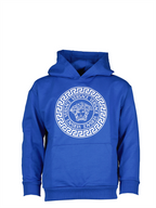 의류 Sweat à capuche Medusa Versace 파란색 어린이들