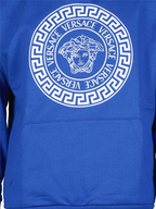 의류 Sweat à capuche Medusa Versace 파란색 어린이들