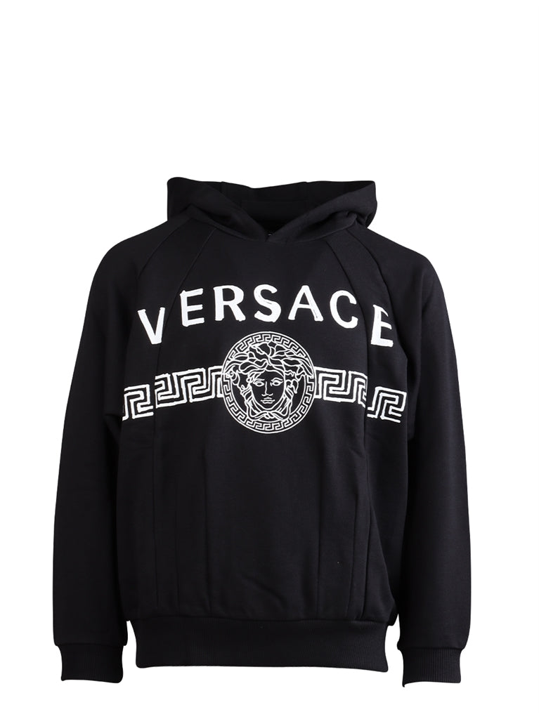 衣類 メドゥーサ パーカー Versace 黒 子供たち