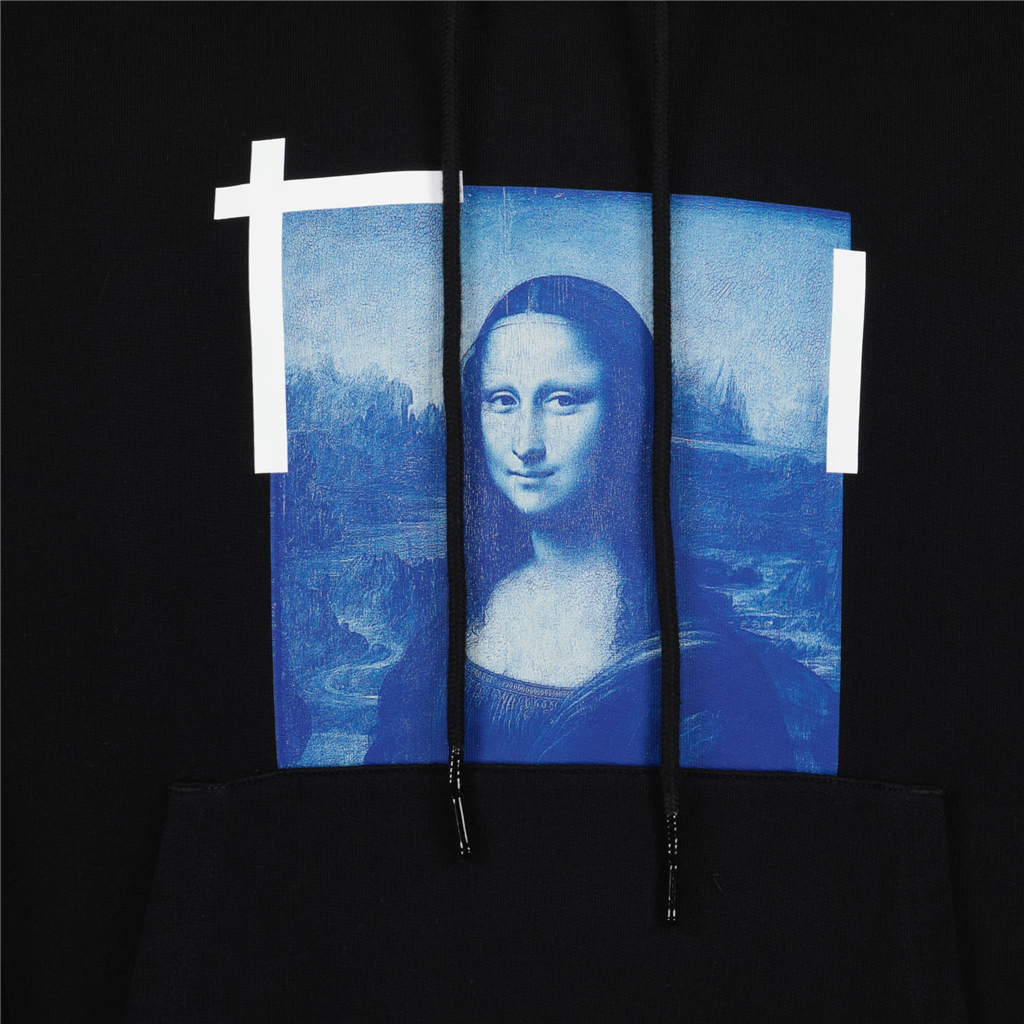 스웨트셔츠 Sweat à capuche Monalisa Off-White 검은색 Homme