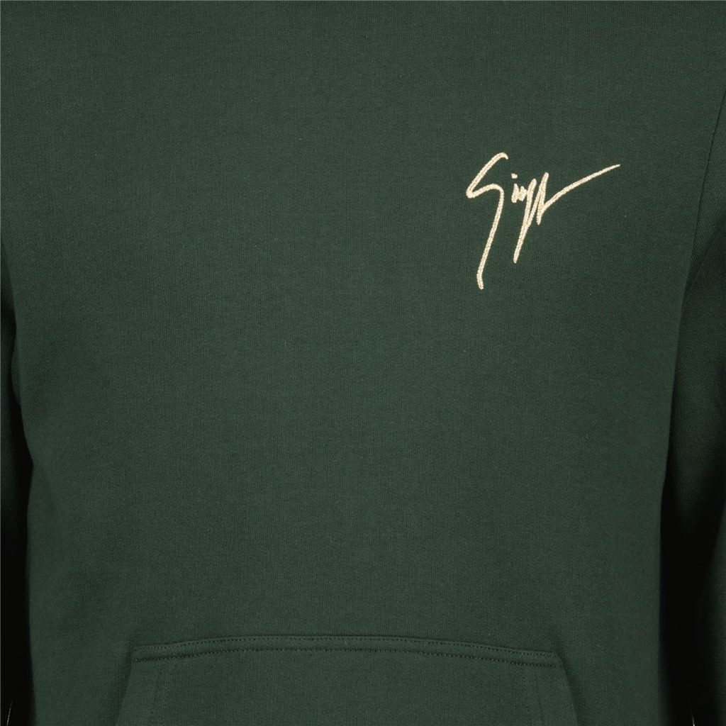 Sweatshirts Sweat à capuche à logo Giuseppe Zanotti Grün Homme