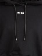 Sweatshirts Logo hoodie MSGM Black Women