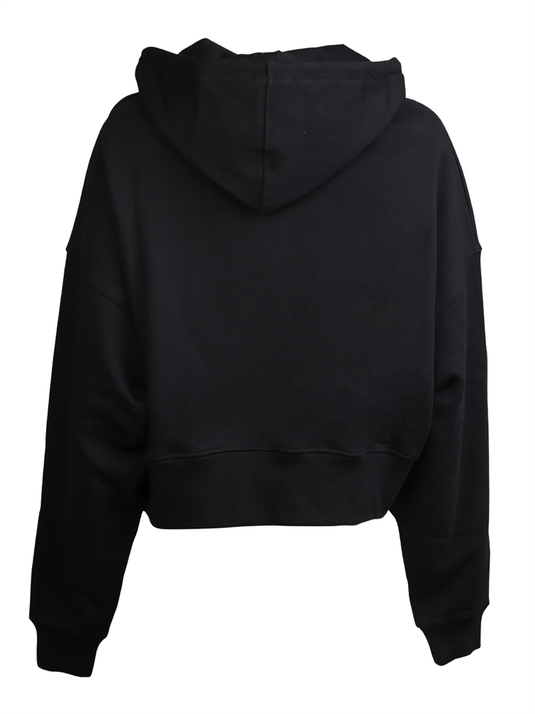 Sweatshirts Logo hoodie MSGM Black Women