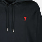 Sudaderas Sweat à capuche Ami de Coeur Ami PARIS Negro Unisexo