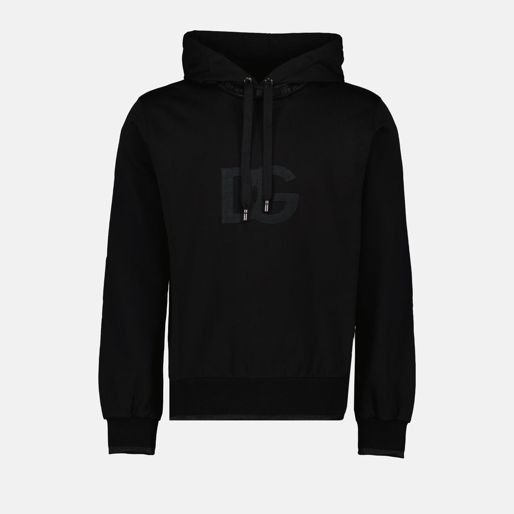 Felpe Sweat à capuche DG Dolce & Gabbana Nero Homme