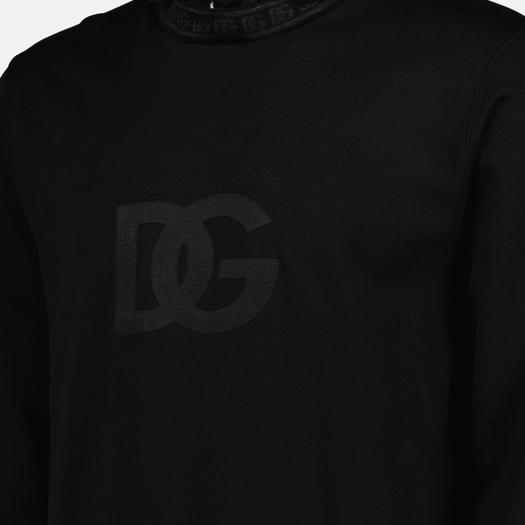 Felpe Sweat à capuche DG Dolce & Gabbana Nero Homme
