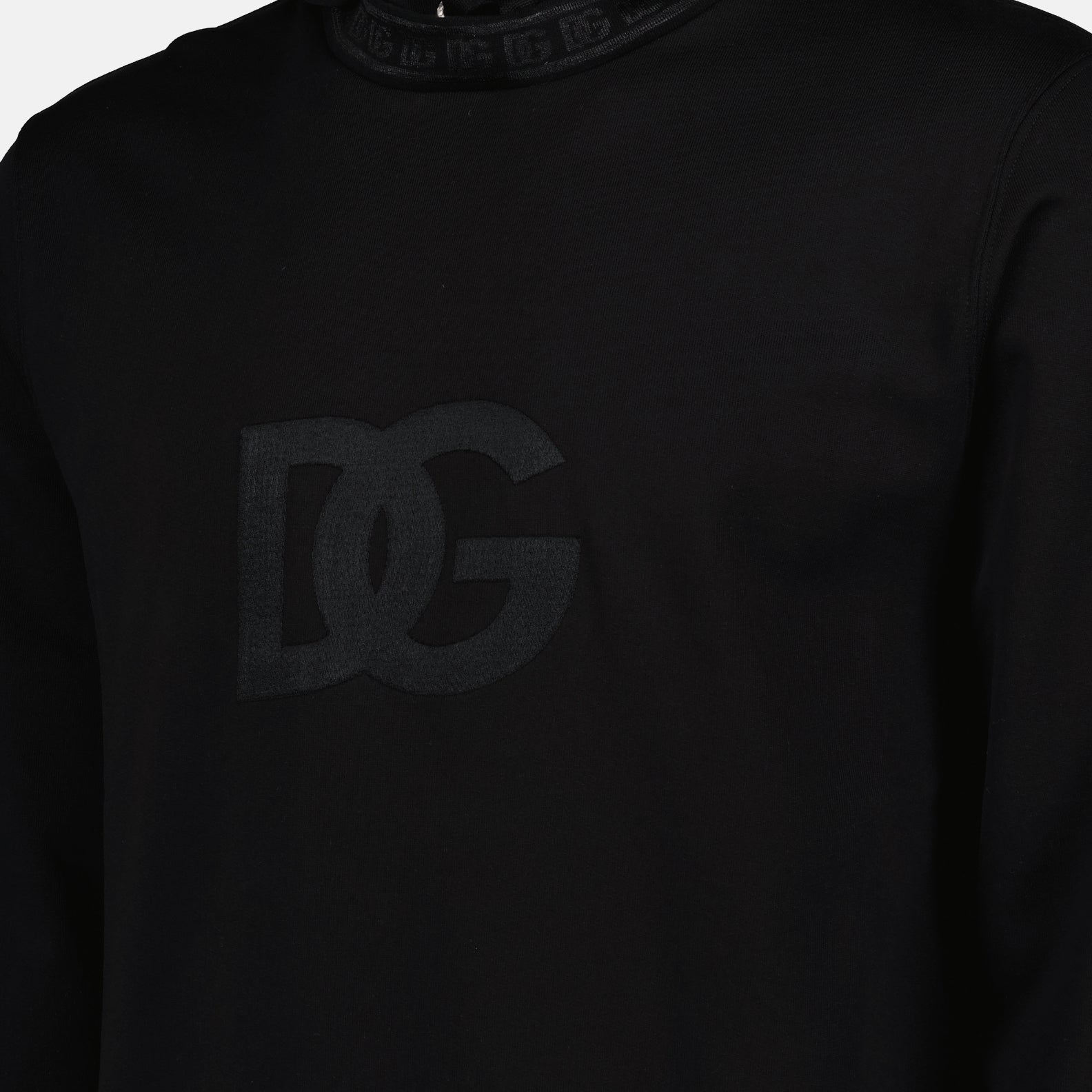Felpe Sweat à capuche DG Dolce & Gabbana Nero Homme