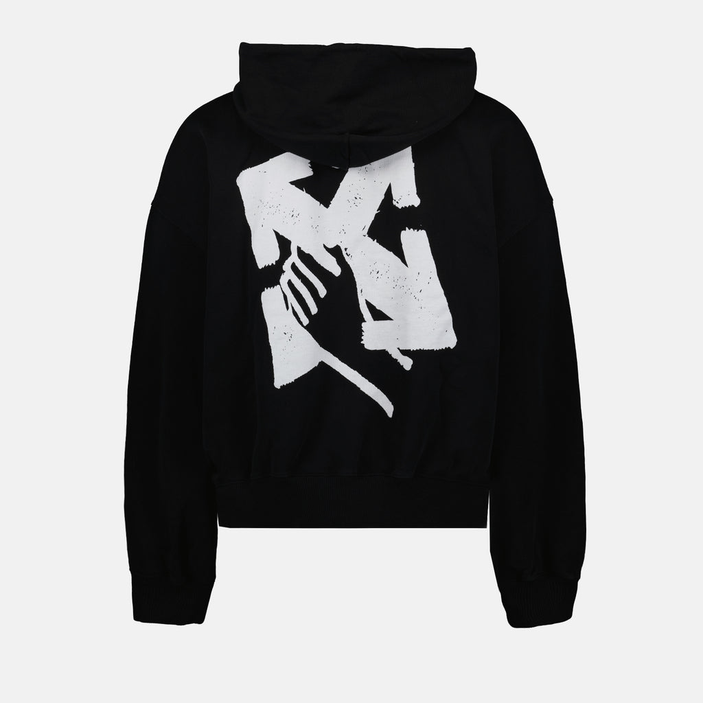 Sweatshirts Hand Arrow boxy hoodie Off-White Black Man