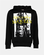 Sweatshirts Printed Hoodie Alexander McQueen Black Man