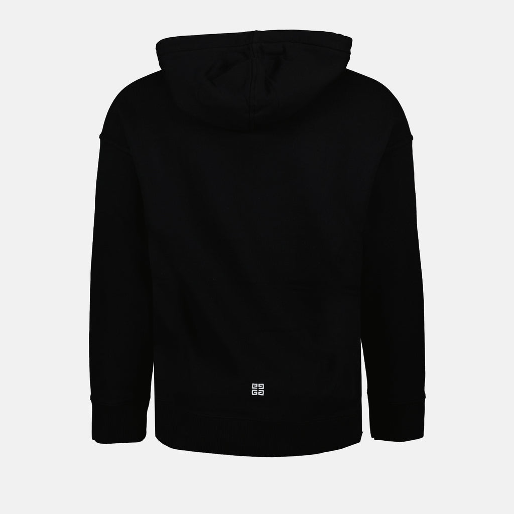 Sweatshirts Sweat à capuche patch Givenchy Noir Homme