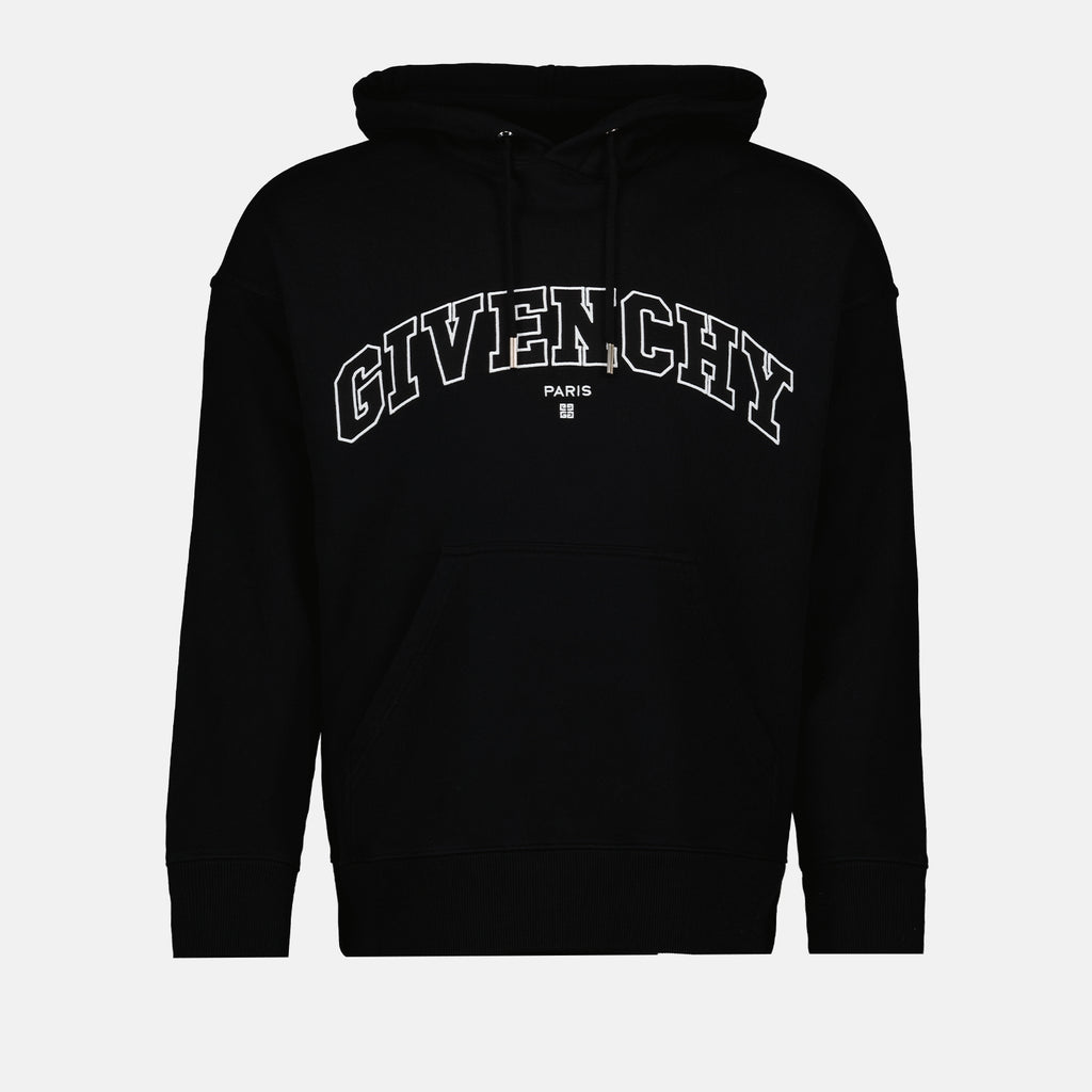 Sweatshirts Sweat à capuche patch Givenchy Noir Homme