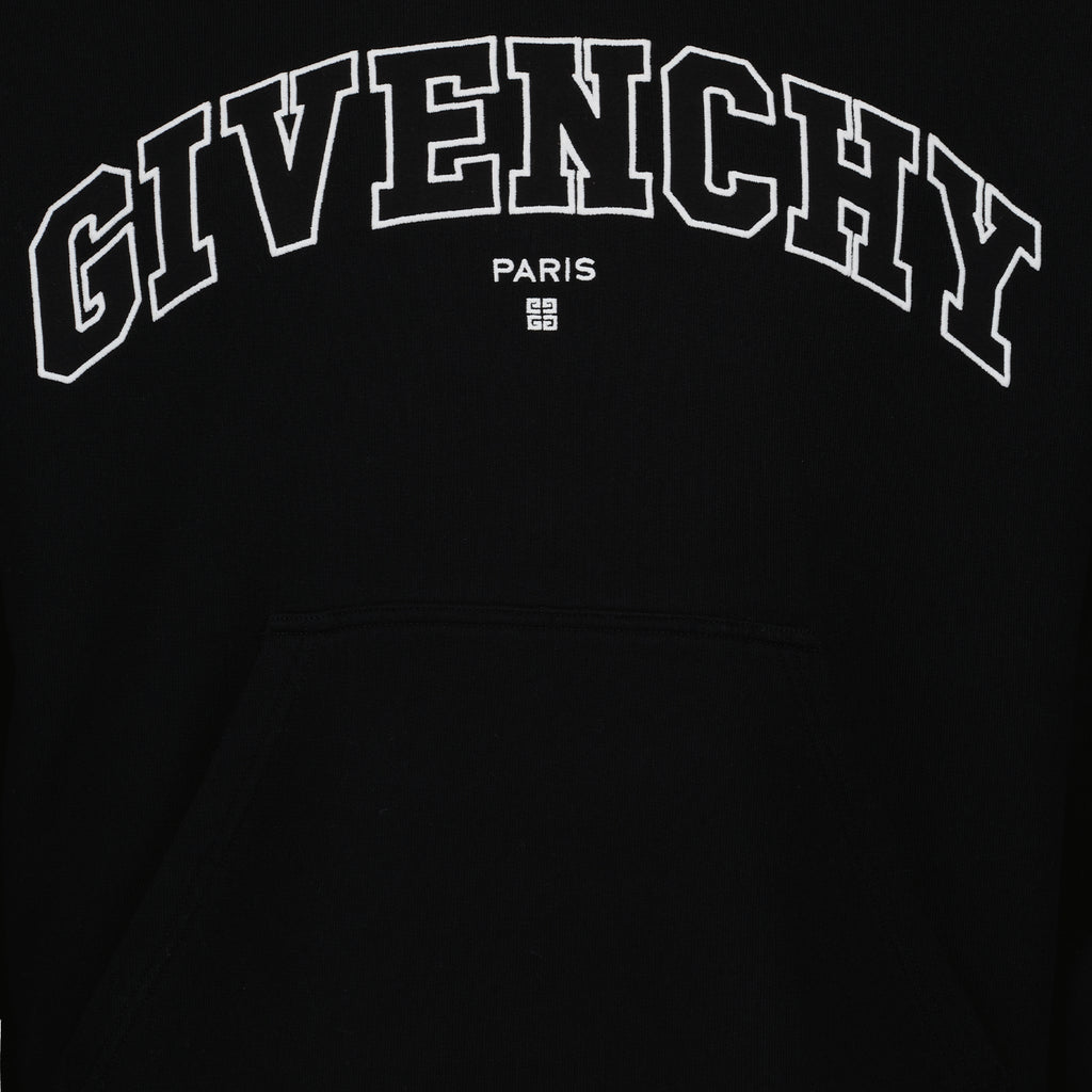 Sweatshirts Sweat à capuche patch Givenchy Noir Homme