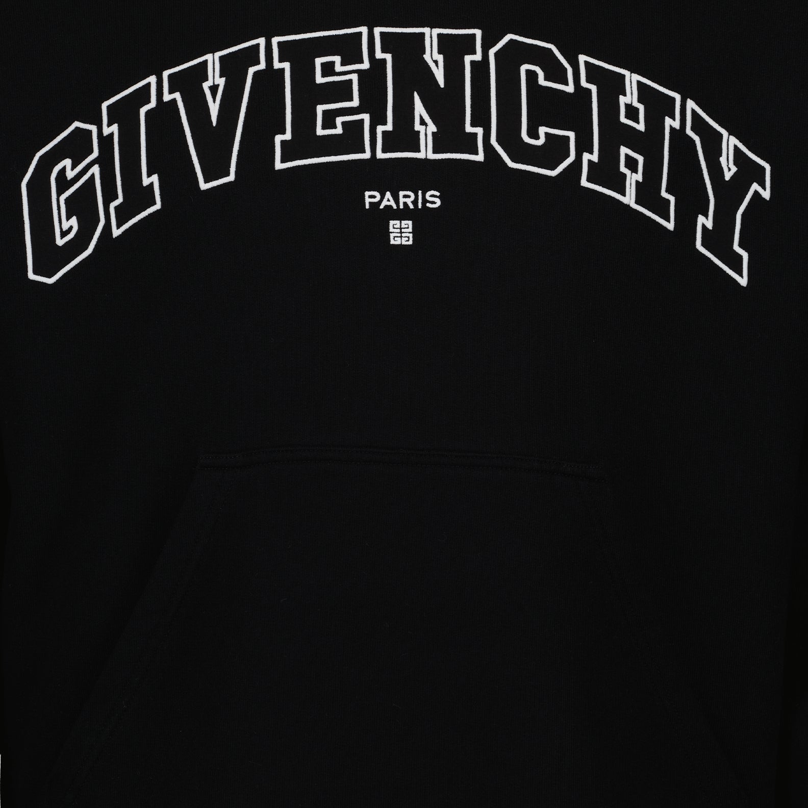 Sweatshirts Sweat à capuche patch Givenchy Noir Homme