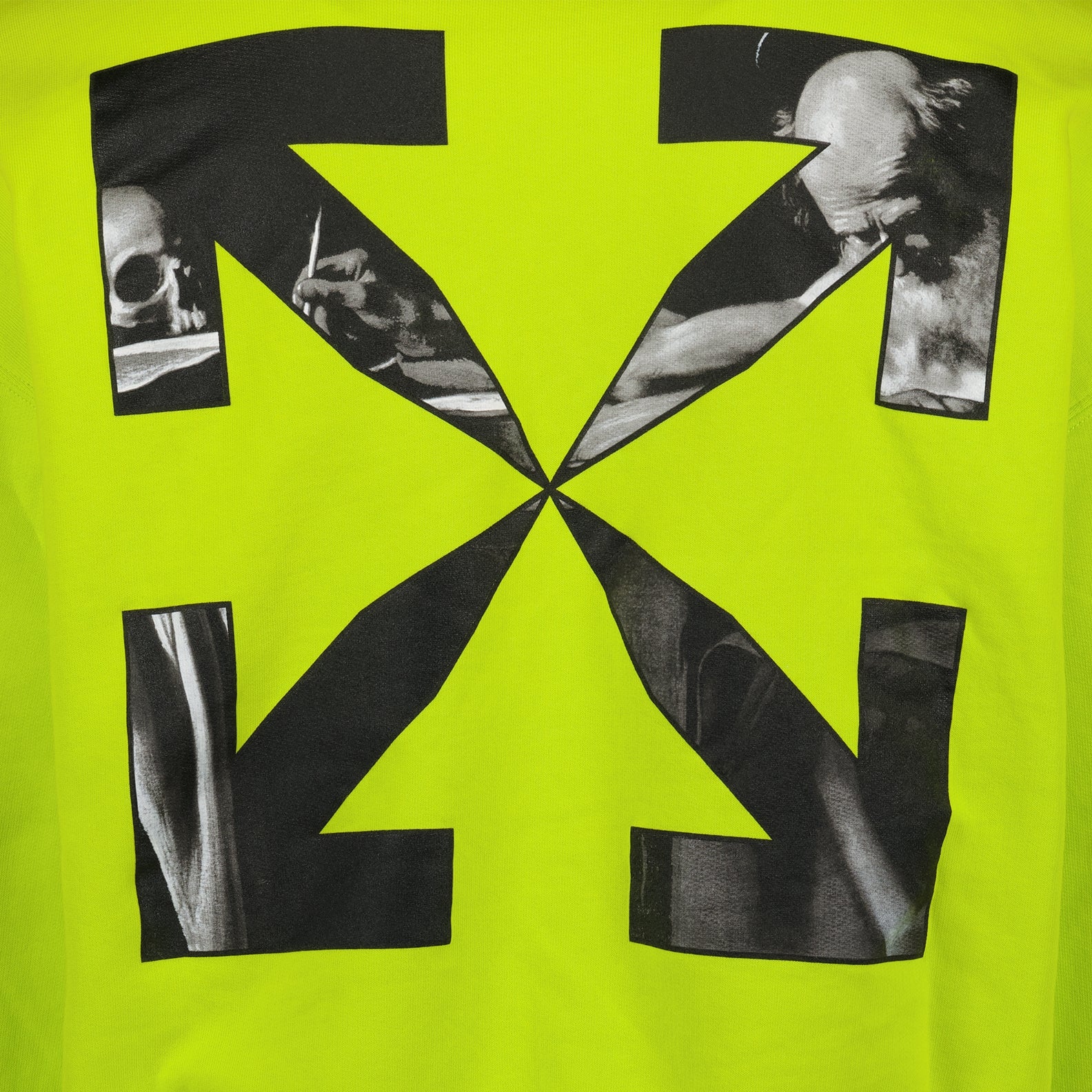 스웨트셔츠 Sweat à capuche Arrow Caravaggio Off-White 녹색 Homme