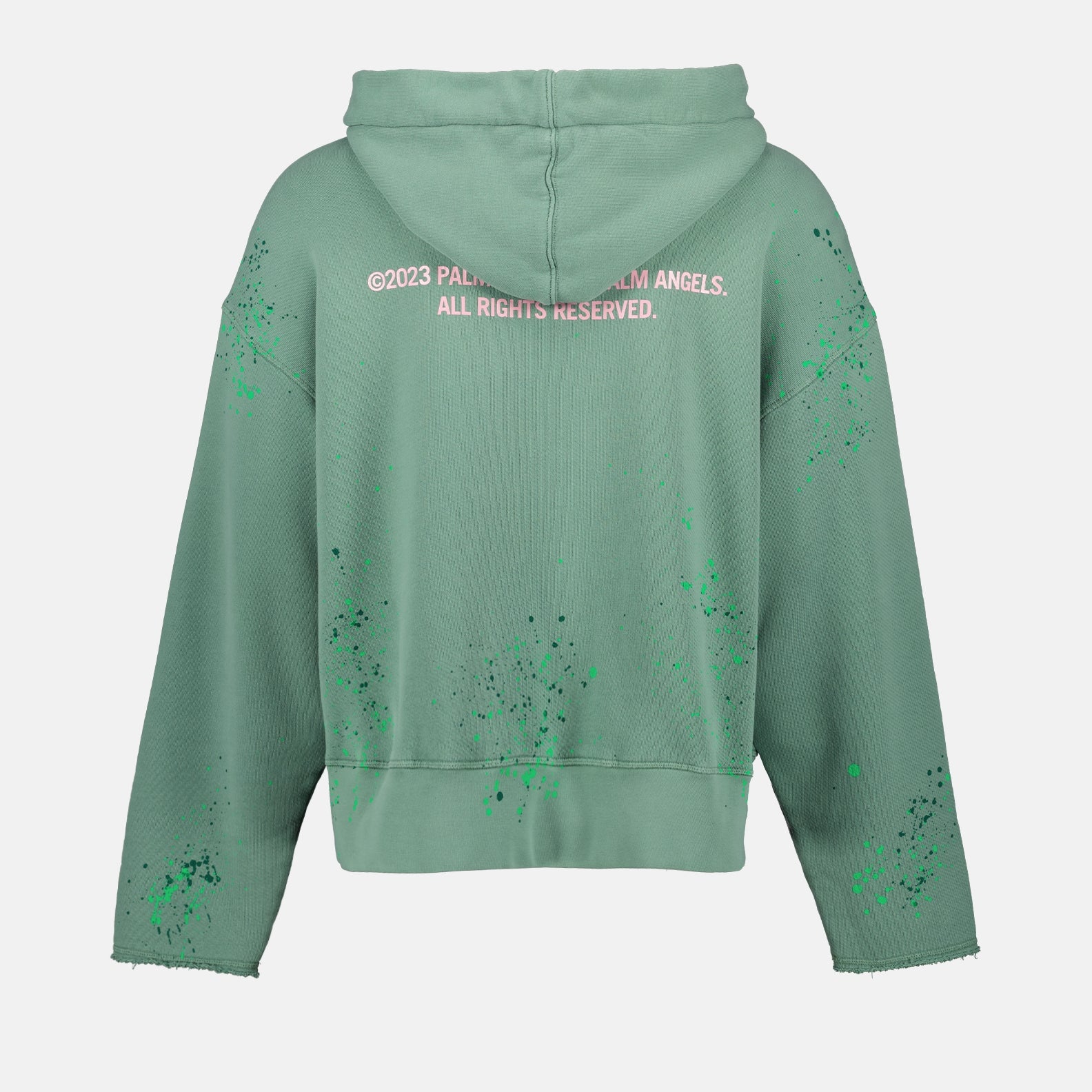 ニットウェア PXPペイントパーカー Palm Angels 緑 男