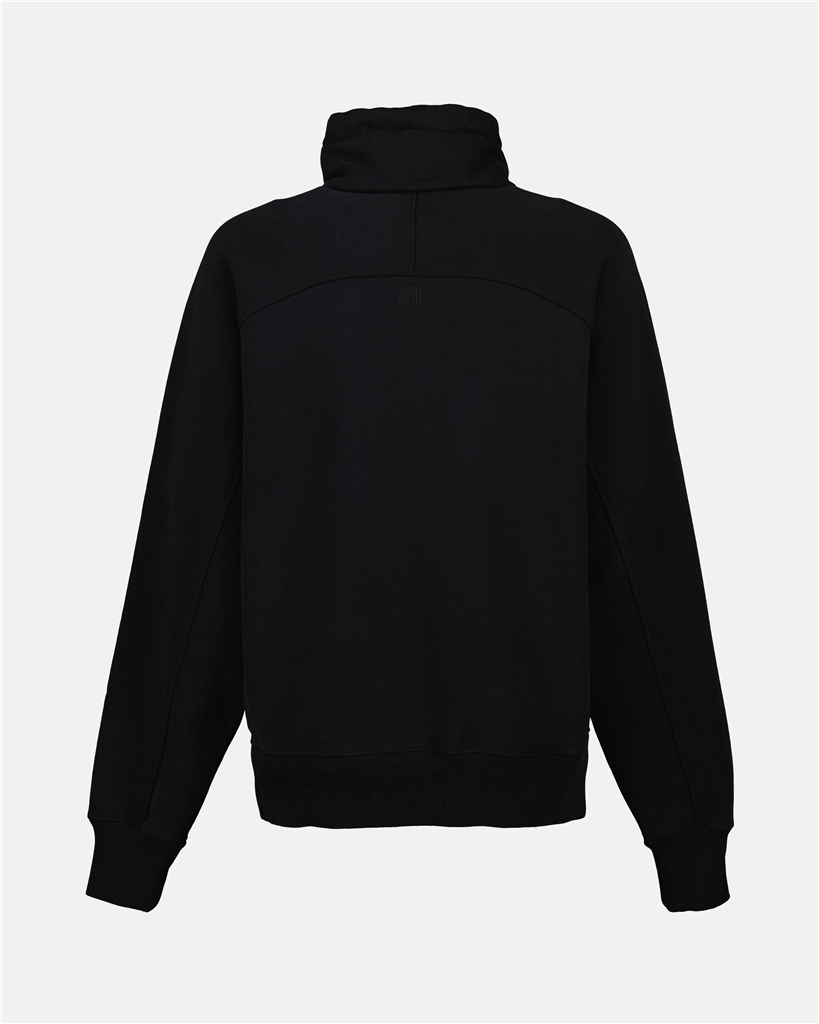 Sweatshirts Sweat à col montant Noir Ami PARIS Schwarz Femme