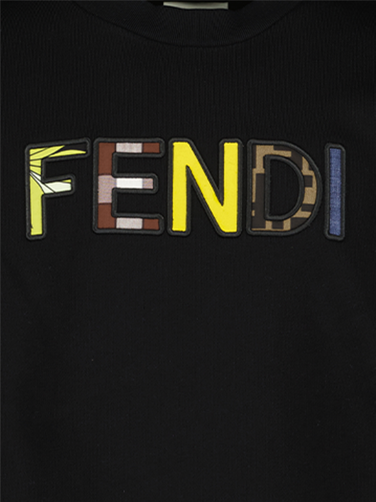 Vestuário Sweat à logo Fendi Preto Crianças