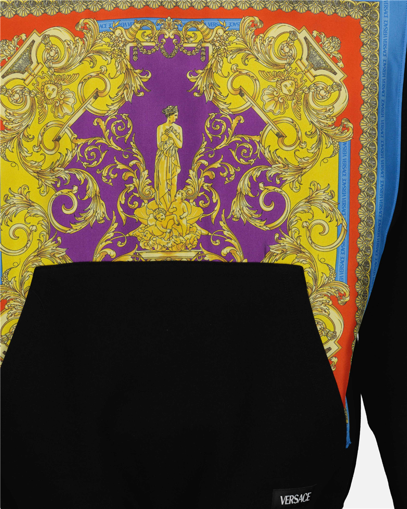 Sweatshirts Sweat Barocco Goddess Versace Noir Homme