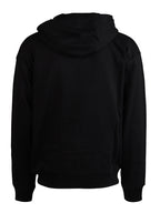 Sweatshirts Logo zipped sweatshirt Versace Black Man