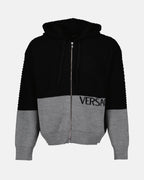 Moletons Sweat zippé en laine Versace Preto Homme