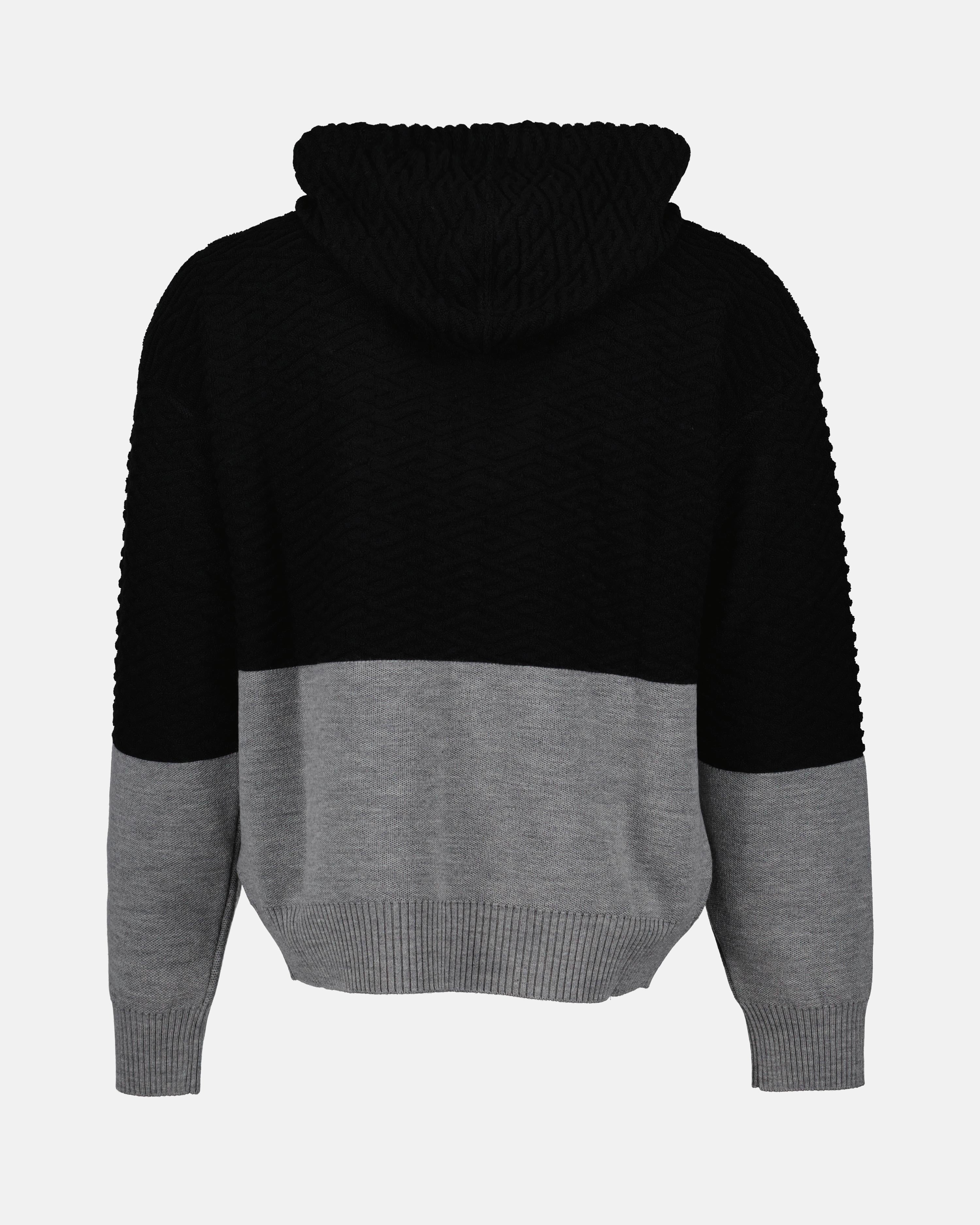 Moletons Sweat zippé en laine Versace Preto Homme