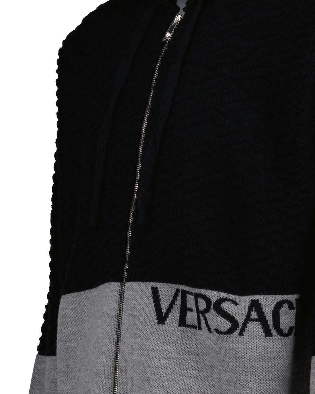 Moletons Sweat zippé en laine Versace Preto Homme