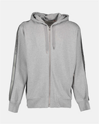 Sweatshirts Zip-up sweatshirt with band logo Alexander McQueen Gray Man